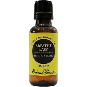 Breathe Easy Synergy Blend Essential Oil- 30 ml (Peppermint, Rosemary, Lemon and Eucalyptus by 