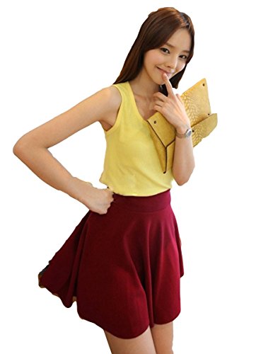 選べる８色　フレア ミニ スカート