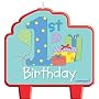 Baby Boys 1st Birthday Candle