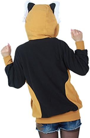 Engerla Adult Cute Racoon Hoodie with Ears Jacket