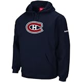 Montreal Canadiens Navy Playbook Fleece Hooded Sweatshirt (XX-Large)