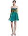 Xoxo Juniors Strapless Two Tone Dress, Blue, 9