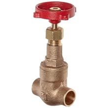 Milwaukee Valve 149 Series Bronze Gate Valve, General Service, Class 125, Rising Stem, Solder End