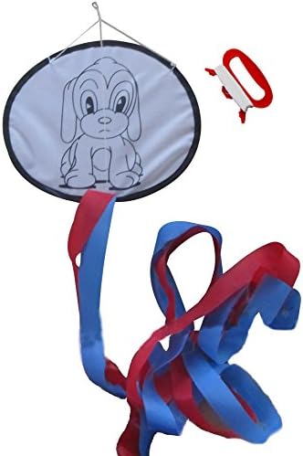 DIY Frisbee Kids Kite 12 Pieces, Bulk, Cute Puppy Kite, Goodie Bag Gifts, Goodie Bag Treats, Birthday Treats, Kids Party Favors
