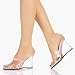 4 Inch Sexy High Heel Shoes Wedges Wedge Shoes High Heel Sandal Shoes Clear