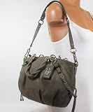 Coach Madison Pleated Satchel Convertiable Satchel Bag Purse Tote 17773 Flint