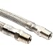 Stainless Steel 316 Superflex Hose w/ 304 Braid, Male Pipe Fittings 1/4ID, 12" Long