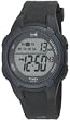 Timex Unisex T5K086 Black Resin Quartz Watch with Digital Dial