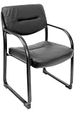Kitchen & Housewares : Black Leather Side Chair