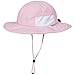 SwimZip Unisex Child Wide Brim Sun Protection Hat UPF 50+ Adjustable | Pink 8-14