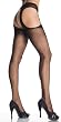 Plus Size Sheer Garter Belt Pantyhose