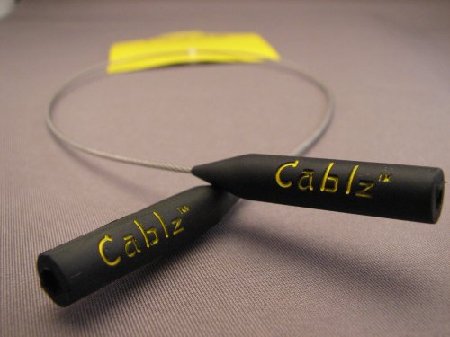 Original Cablz 14" Stainless (Clear Coated) Eyewear Holders