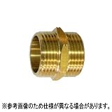 ジョイント真鍮製 ニップル PT1/4XSW13.8 (ＰＴニップル) [2625600] 【永田製作所】