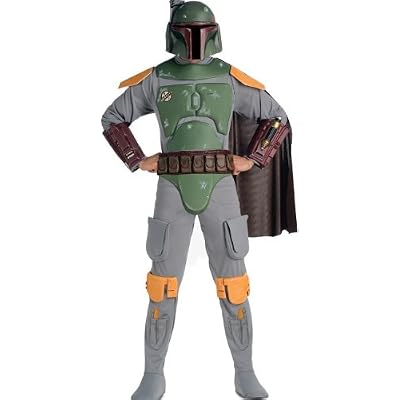Adult Mens Officially Licensed Gear Star Wars Outfit Deluxe Boba Bobba Fett Costume