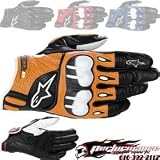 ALPINESTARS OCTANE LEATHER GLOVES ORANGE 2X 356-706-40-XXL