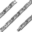 Tungsten Carbide Bracelet Length: 8.5"Width: 5mm Weight: 45g Tungsten Carbide Bracelet Length: 8.5"Width: 5mm Weight: 45g