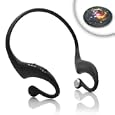Action-Ready Bluetooth Stereo Sport-designed Headset for Apple iPod Touch / iPhone - with Comfort Fit Neck band and Remote Music Controls, With Bonus MousePad