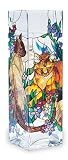 Tiffany Cats Glass Vase