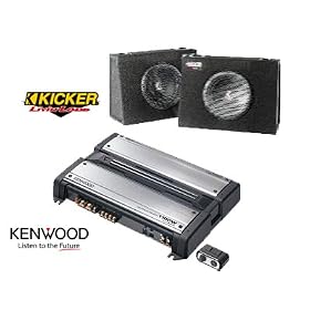 Buy PAIR OF KICKER ST1000 10 SINGLE TRUCK BOX PAIR and ONE KENWOOD KAC-8152D 1100 WATT MONO... by KENWOOD/KICKER now!