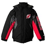 NHL Youth New Jersey Devils Midweight Jacket - K88Nmpkk (Red, X-Large)