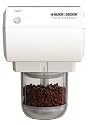 Black & Decker CG800 Spacemaker Traditional Mini Food Processor and Coffee Grinder, White