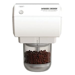 Black and Decker CG800 Spacemaker Traditional Mini Food Processor and Coffee Grinder,... by Black & Decker