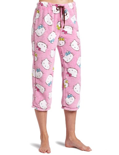 Hello Kitty Womens Burn out Capri Pant