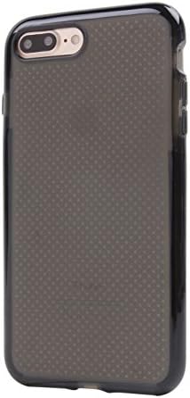 Lumeey Evo Mesh Case (Super Drop Protective) for iPhone 7 plus Flexible Protection Back Case,Perfect Slim Fit and Shockproof Bumper Cover - Black