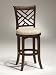 Hillsdale Garden Dark Brown Swivel Bar Stool B000ORC3P4