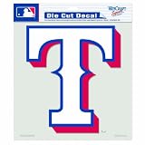 MLB Texas Rangers 8-by-8 Inch Diecut Colored Decal