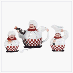 CHEF TEAPOT SET
