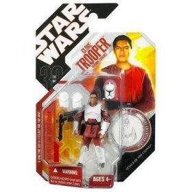 Star Wars Clone Trooper Training Fatigues with Exclusive Collector Coin (Hasbro Action Figure - )