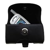 Horizontal Leather Case with Belt Clip/Loop for the Audiovox CDM 8450