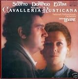 Pietro Mascagni: Cavalleria Rusticana / Renata Scotto; Placido Domingo; Pablo Elvira; Ambrosian Opera Chorus; James Levine Conducting The National Philharmonic (Includes 12 Page Libretto With Photos And Illustrations) [Vinyl LP] [Stereo]