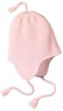 NEW District Threads - Knit Hat with Earflaps Light Pink-OSFA