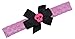 Funny Girl Designs Felt Skull Lace Baby Headband