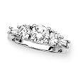 3 Diamond Anniversary Ring 1 1/2 ct. in 14K White Gold