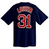 Jon Lester Boston Red Sox Jersey Name and Number T-Shirt
