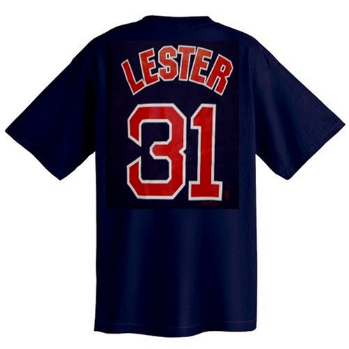 Jon Lester Boston Red Sox Jersey Name and Number T-Shirt