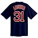 Jon Lester Boston Red Sox Jersey Name and Number T-Shirt