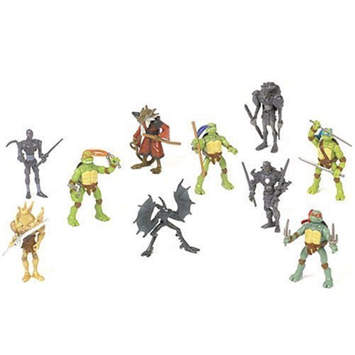  Teenage Mutant Ninja Turtles Movie Mini Figure 10 Pack