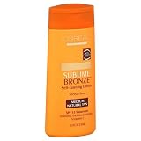 L'Oreal Dermo-Expertise Sublime Bronze Self-Tanning Lotion, SPF 15 Medium Natural Tan 5 oz (150ml)