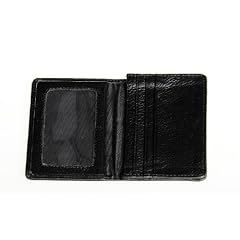 Pindi Visitenkarten Tasche / Etui / Brieftasche / M�ppchen mit verschiedenen F�chern, aus echtem Leder, schwarz
