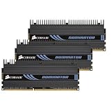Corsair TR3X6G1600C8D Dominator 6 GB 3 x 2 GB PC3-12800 1600MHz 240-Pin DDR3 Core i7 Memory Kit