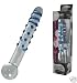 8 Inch Glass Dildo with Blue Matrix
