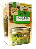 Ball 40000 Box of 12 Wide Mouth Home Canning Lids with Bands by Ball