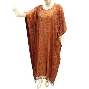 Handmade Jamawar Cotton Kaftans Caftan Beautiful Evening Wear Gown Dresses