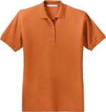 Port Authority - Ladies Silk Touch Sport Shirt. L500 - Texas Orange - Small