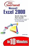 Sams teach yourself Microsoft Excel 2000 in 10 minutes