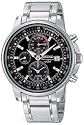Seiko Men&rsquo;s Alarm Chronograph Silver-Tone Watch #SNAA61